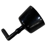 TH Marine Rod Holder Base Drain Cap - Black